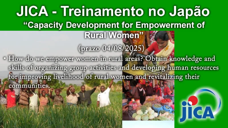 Treinamento no Japão JICA - "Capacity Development for Empowerment of Rural Women" (15)